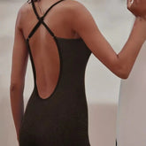 One-piece Women's Sling Slim Fit Backless Design Swimsuit - kinko